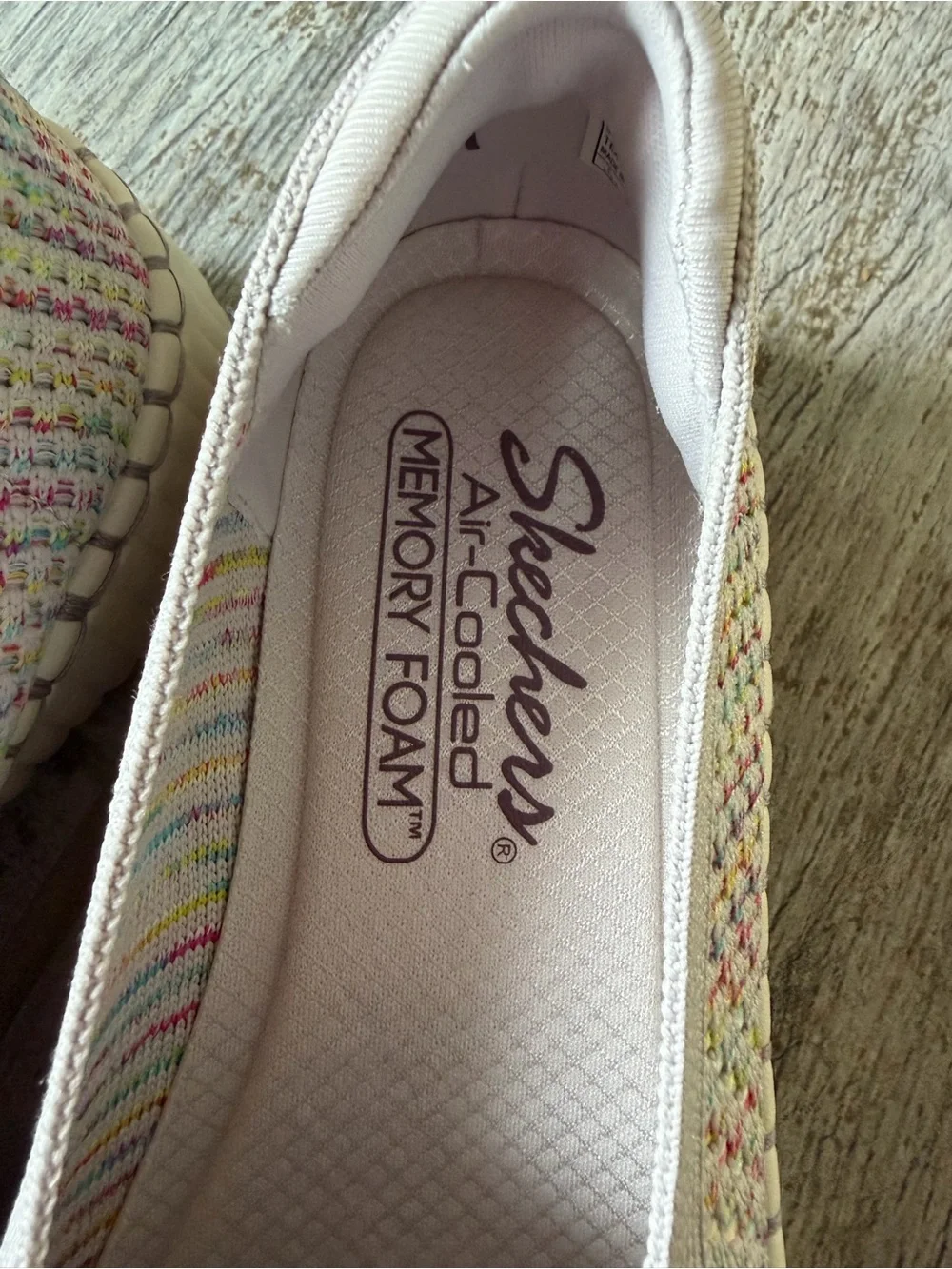 Skechers Pink Multicolor Slip-On Shoes sneakers 7 new